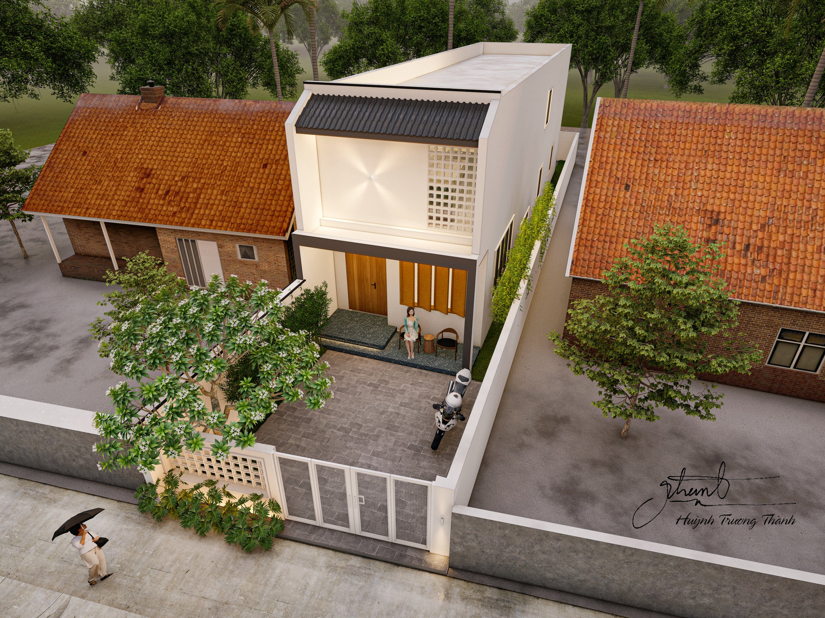 Nhà gác lửng 5x20m cho vợ chồng trẻ-2