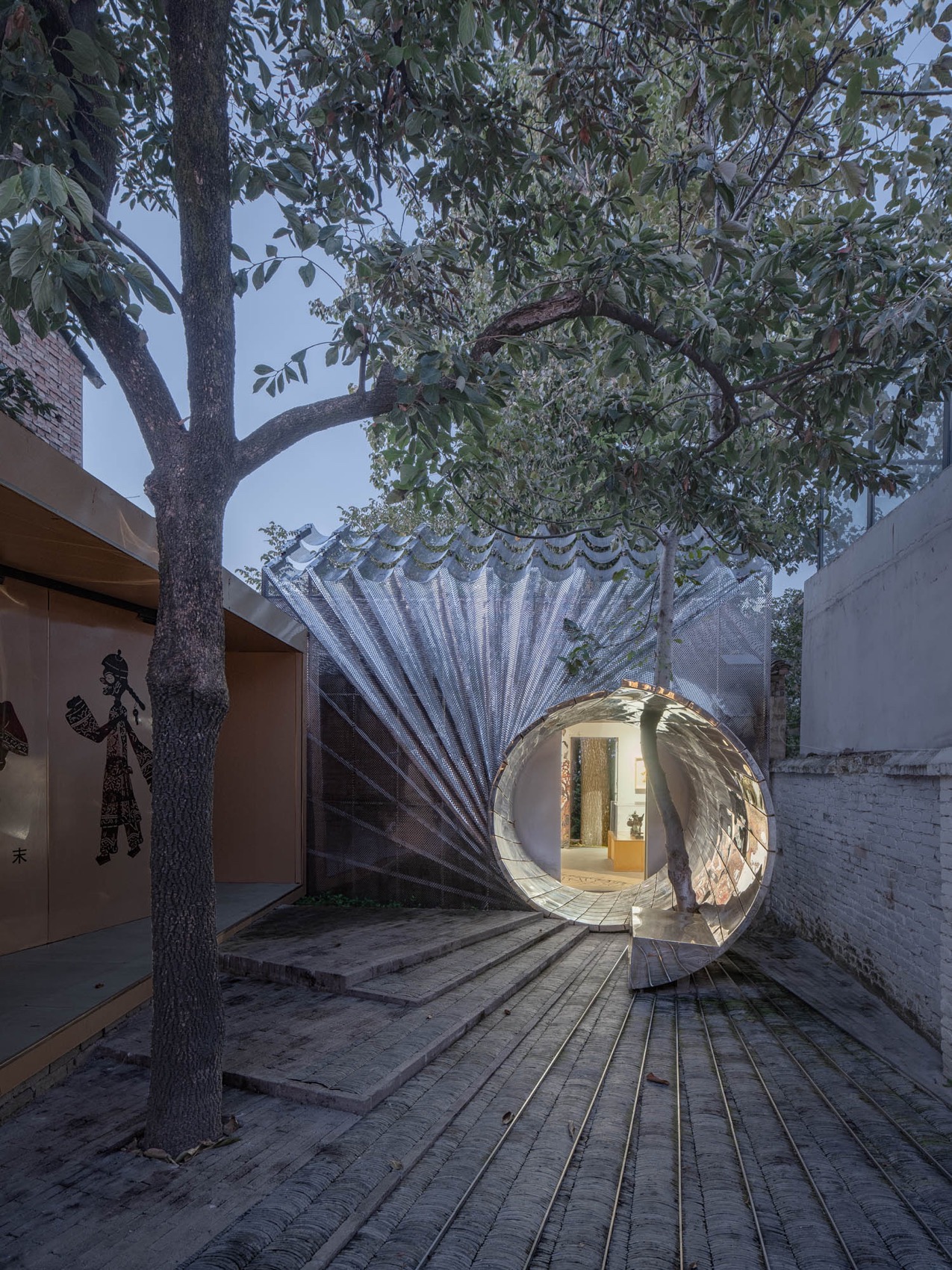 流光展厅 – 关中忙罢艺术节内院改造丨中国西安丨戴璞建筑-58