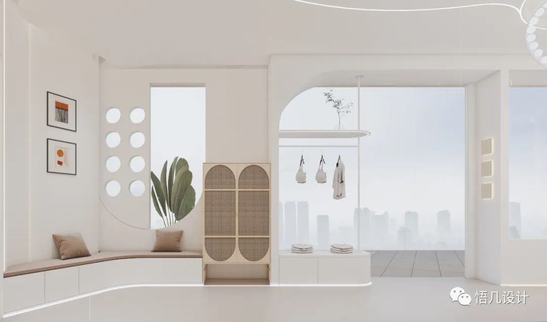 奶油系运动空间 · 温柔治愈的普拉提场馆设计丨中国深圳丨悟几设计-19