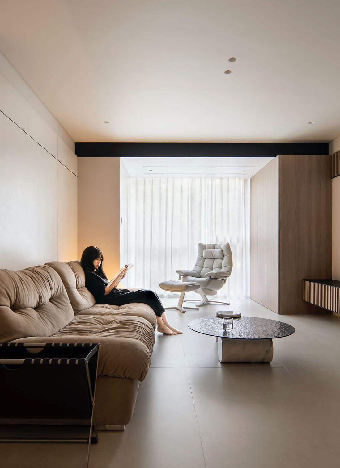 《Caramel》温暖简约,原木与白杏的邂逅-41