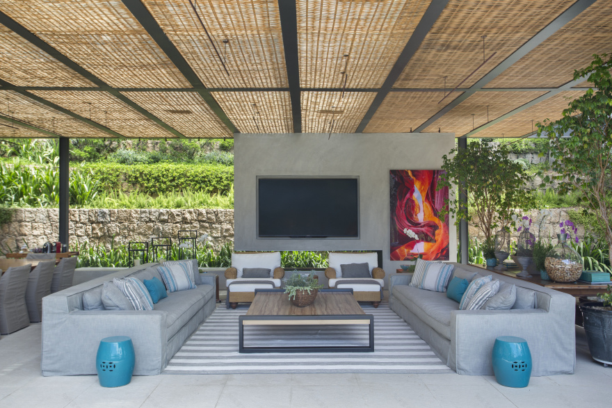 里约热内卢绿意盎然的无界泳池别墅-3