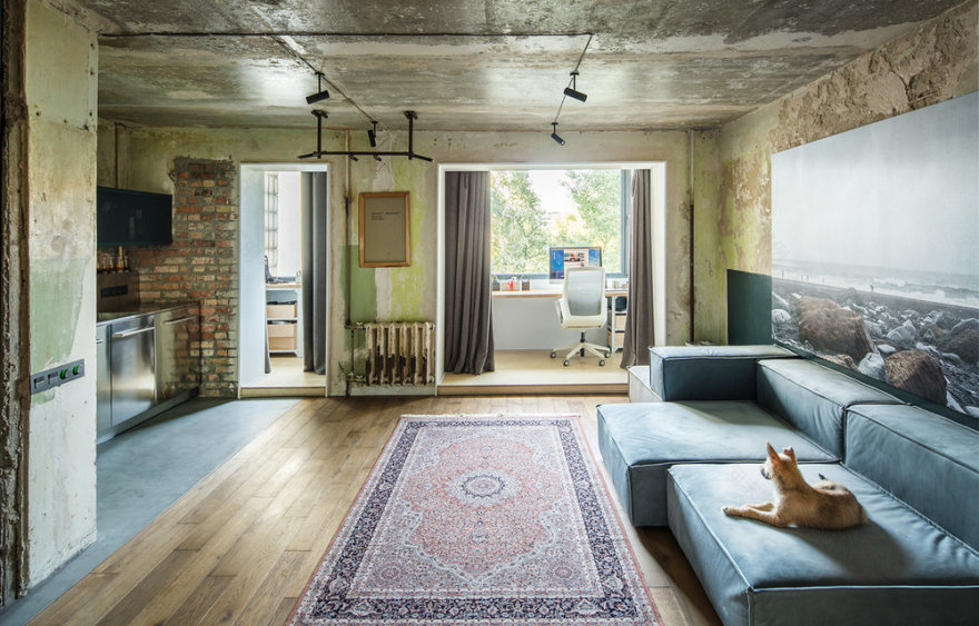 乌克兰 40 平米小预算家居设计-3