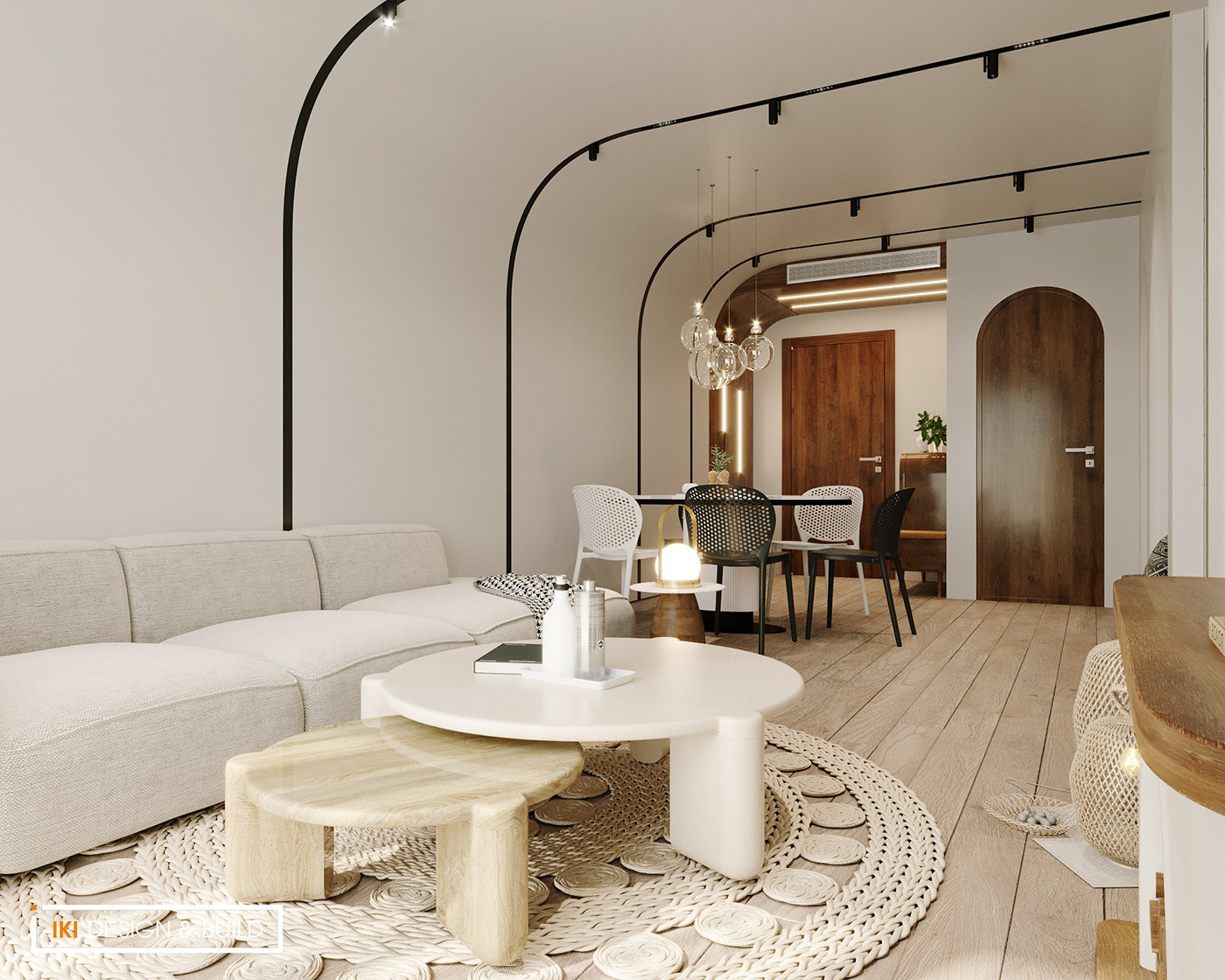 Anastasiya Gushchina丨平层丨Căn hộ Hoàng Quân-4