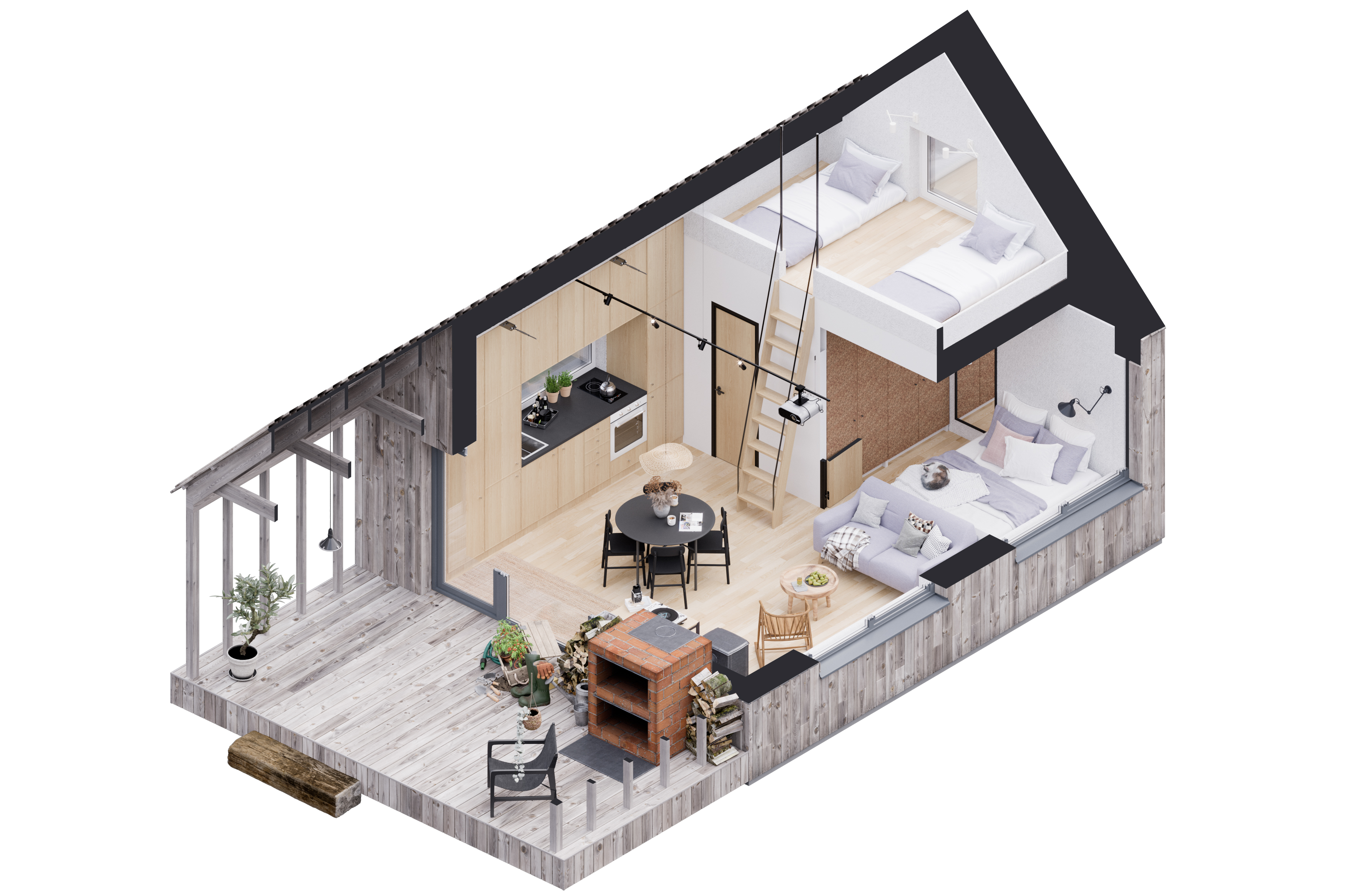 Strazdas 小木屋丨Šilta Šiaurė-11