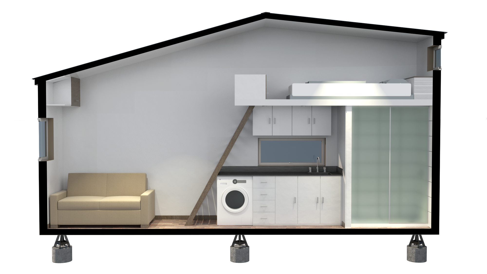 崎岖地形用小房子丨阿根廷内乌肯丨Nicolas Cocco,Cristian Chilano-9