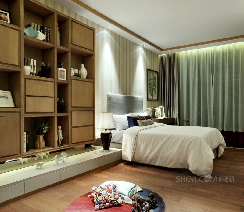 静语凝思——KSL上海长城珑湾新中式样板房设计-9