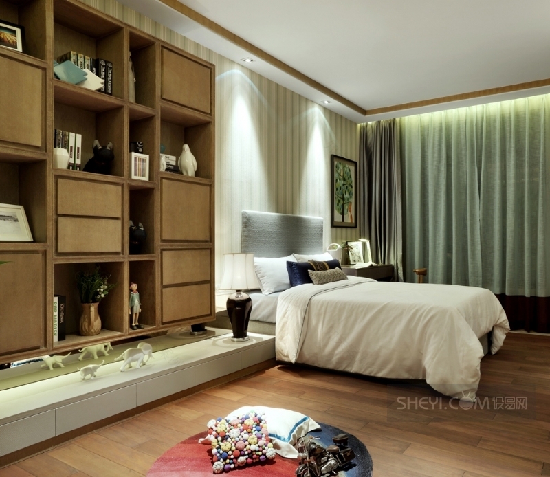 静语凝思——KSL上海长城珑湾新中式样板房设计-9