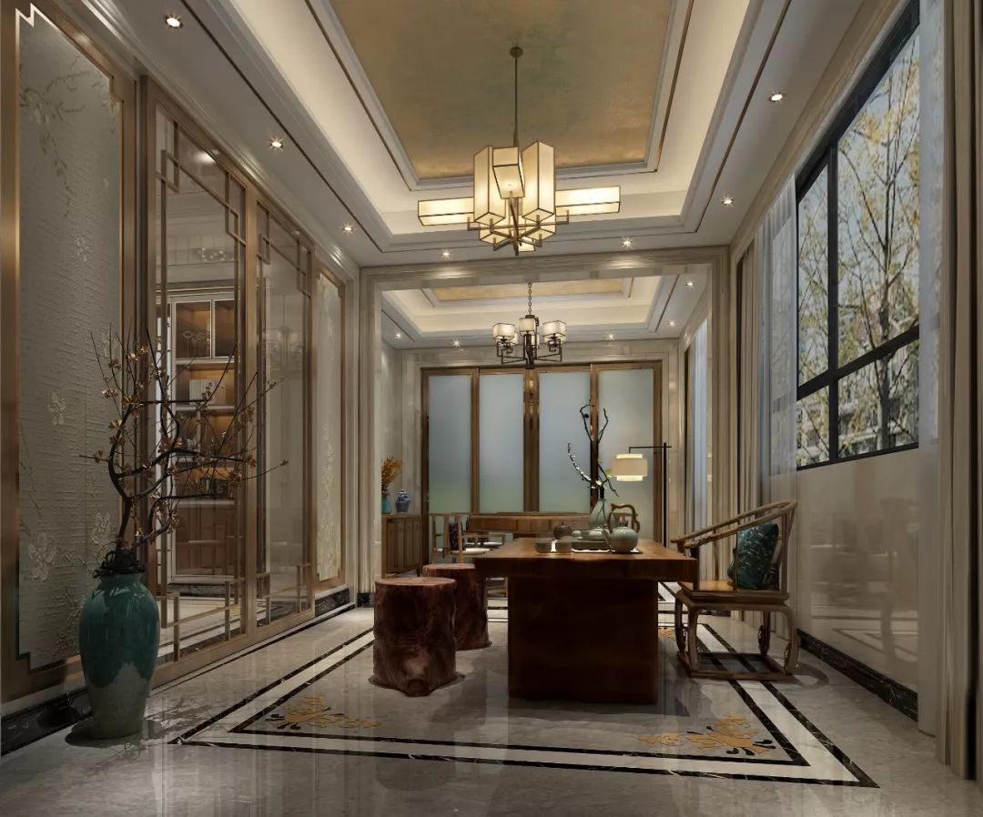 332㎡新中式丨黄春婵：宁静致远，美到骨子里！-38
