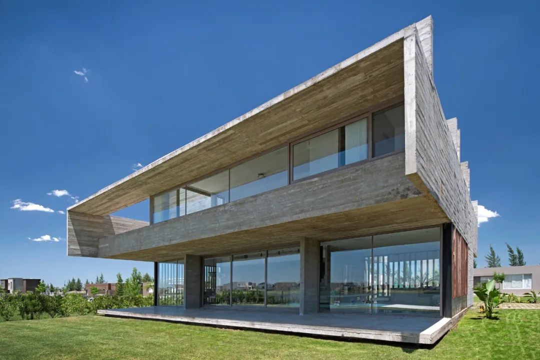 阿根廷自然纯粹清水混凝土住宅设计-66