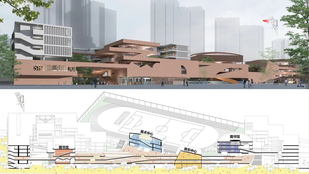深圳绿景沙河学校丨中国深圳丨深圳大学建筑设计研究院有限公司——元本体工作室-62