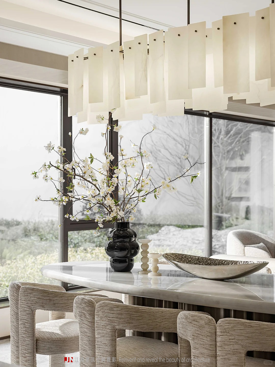 花叙窗语,慢踱时光间 · 样板房软装美学摄影丨紫香舸设计-3