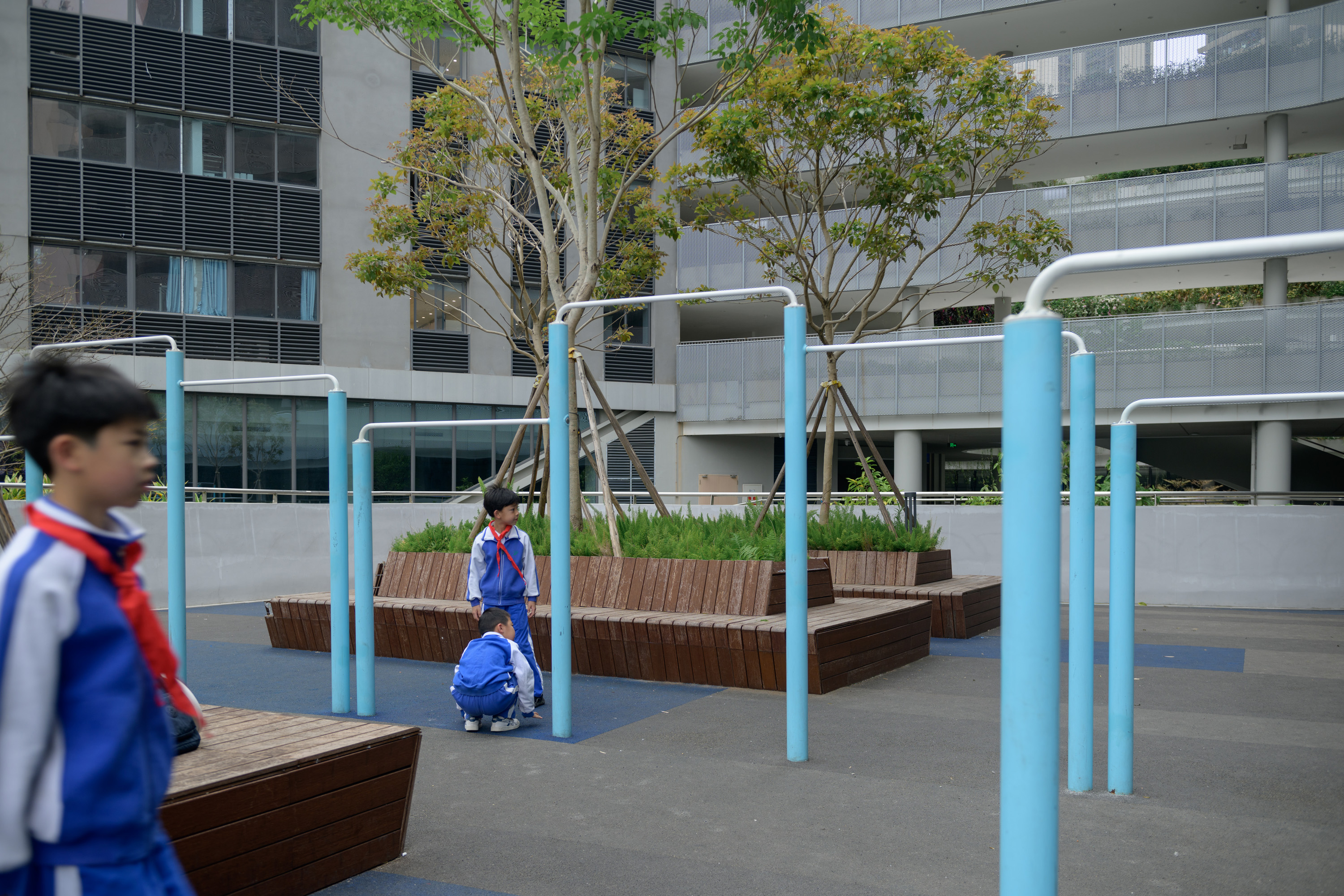 红岭教育集团 华富实验学校丨中国深圳丨大小景观,深圳市建筑设计研究总院有限公司,广州天泓-135