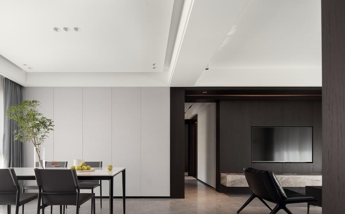 张剑男DESIGN丨平层丨张剑男：扬州 现代风格私宅-4