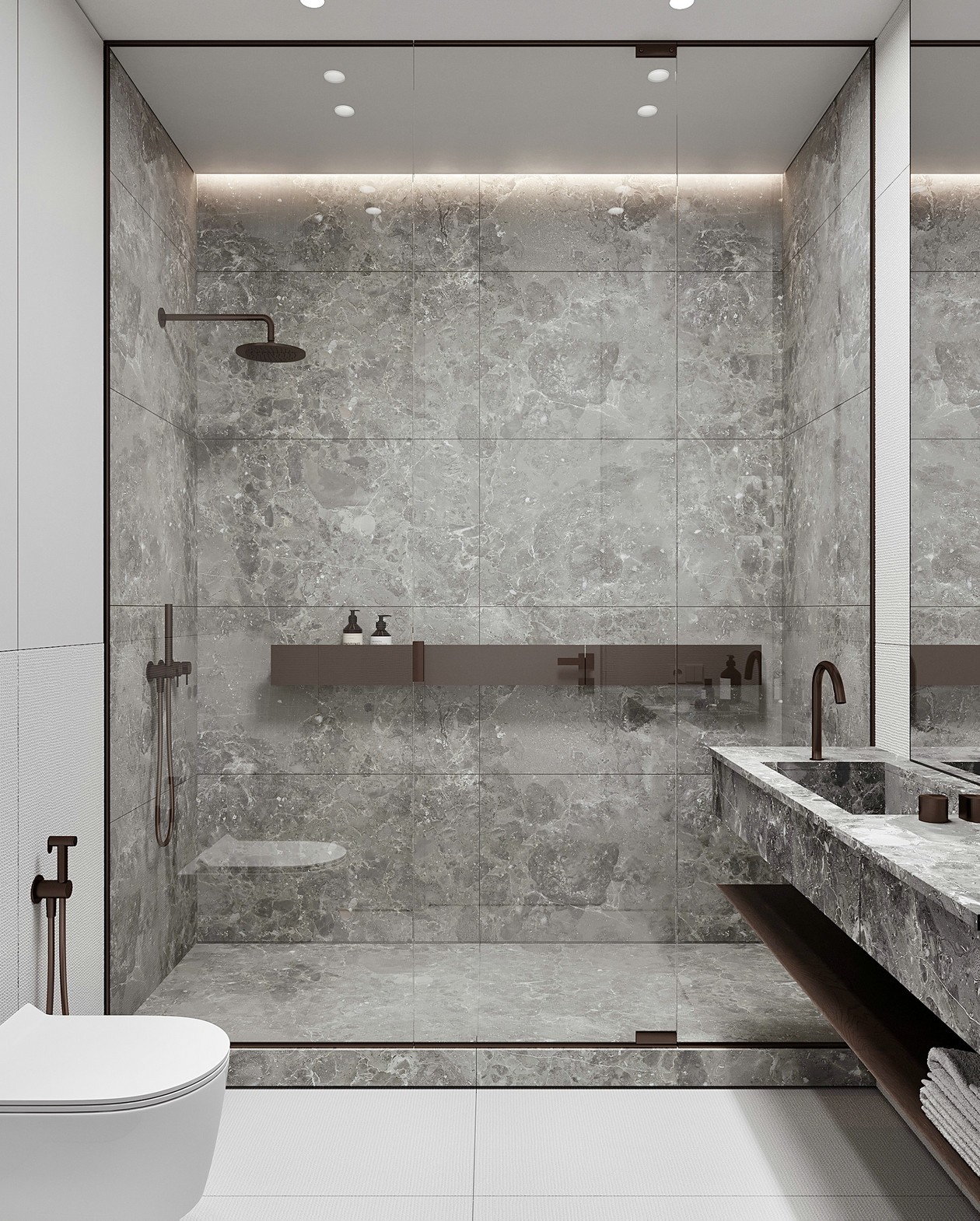 高级灰色系住宅设计-28