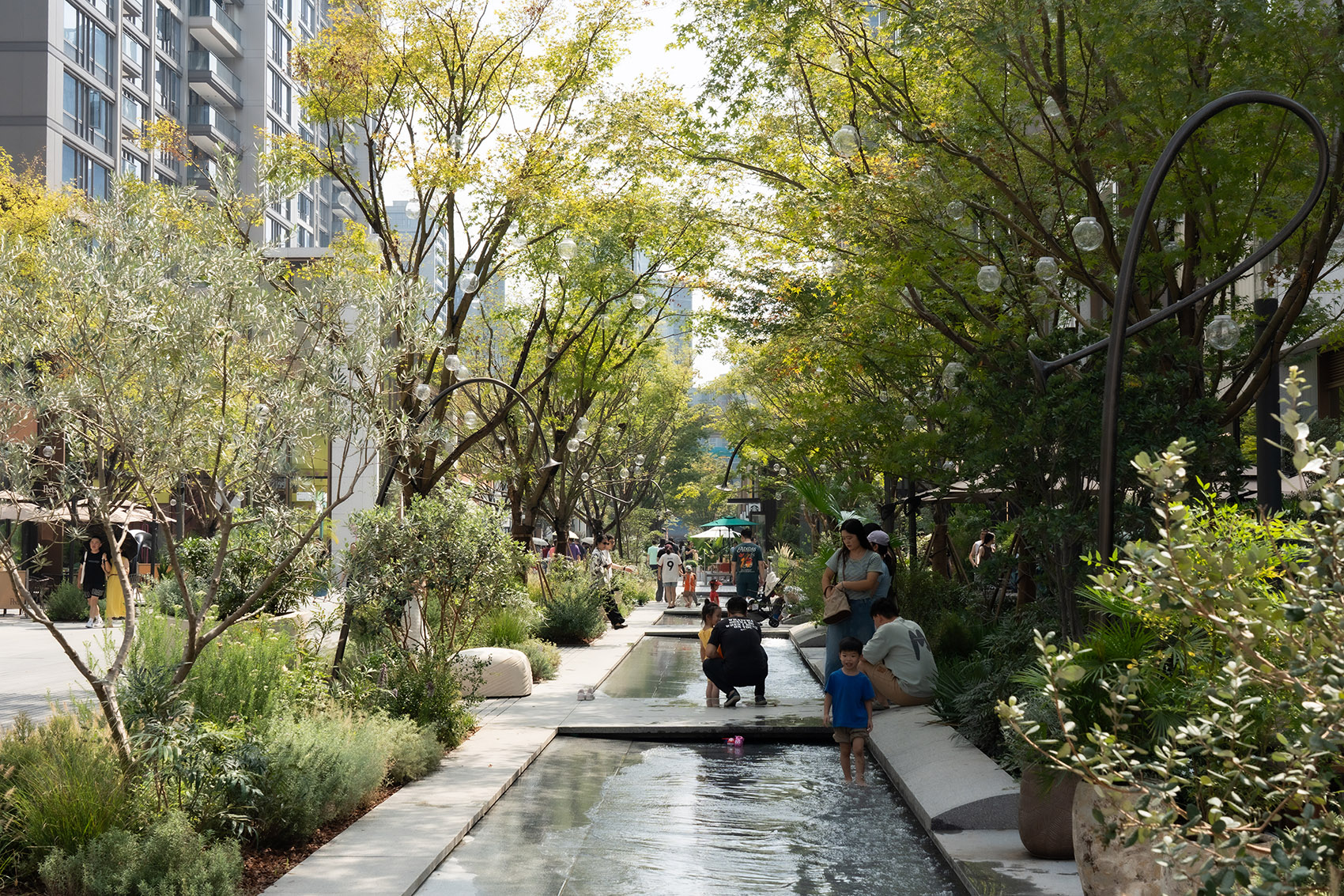 杭州亚奥万象天地景观提升丨中国杭州丨风物营造Landtek Group-49