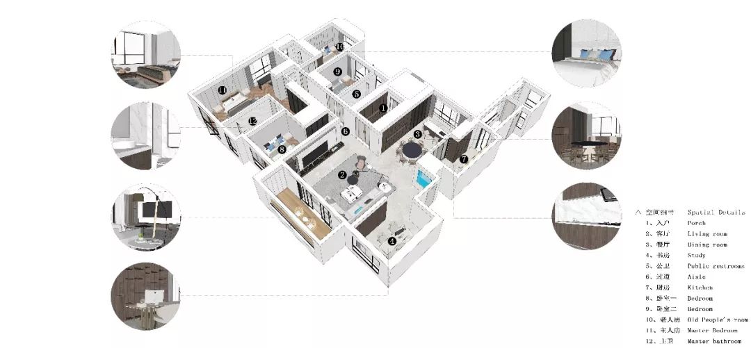 素雅静谧，温暖时光——惠州中洲湾上花园设计案例-8