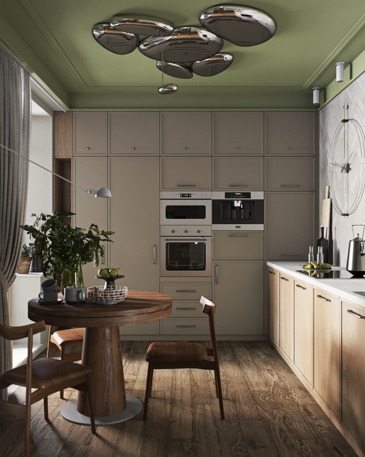 圣彼得堡 -98㎡混搭风公寓-8