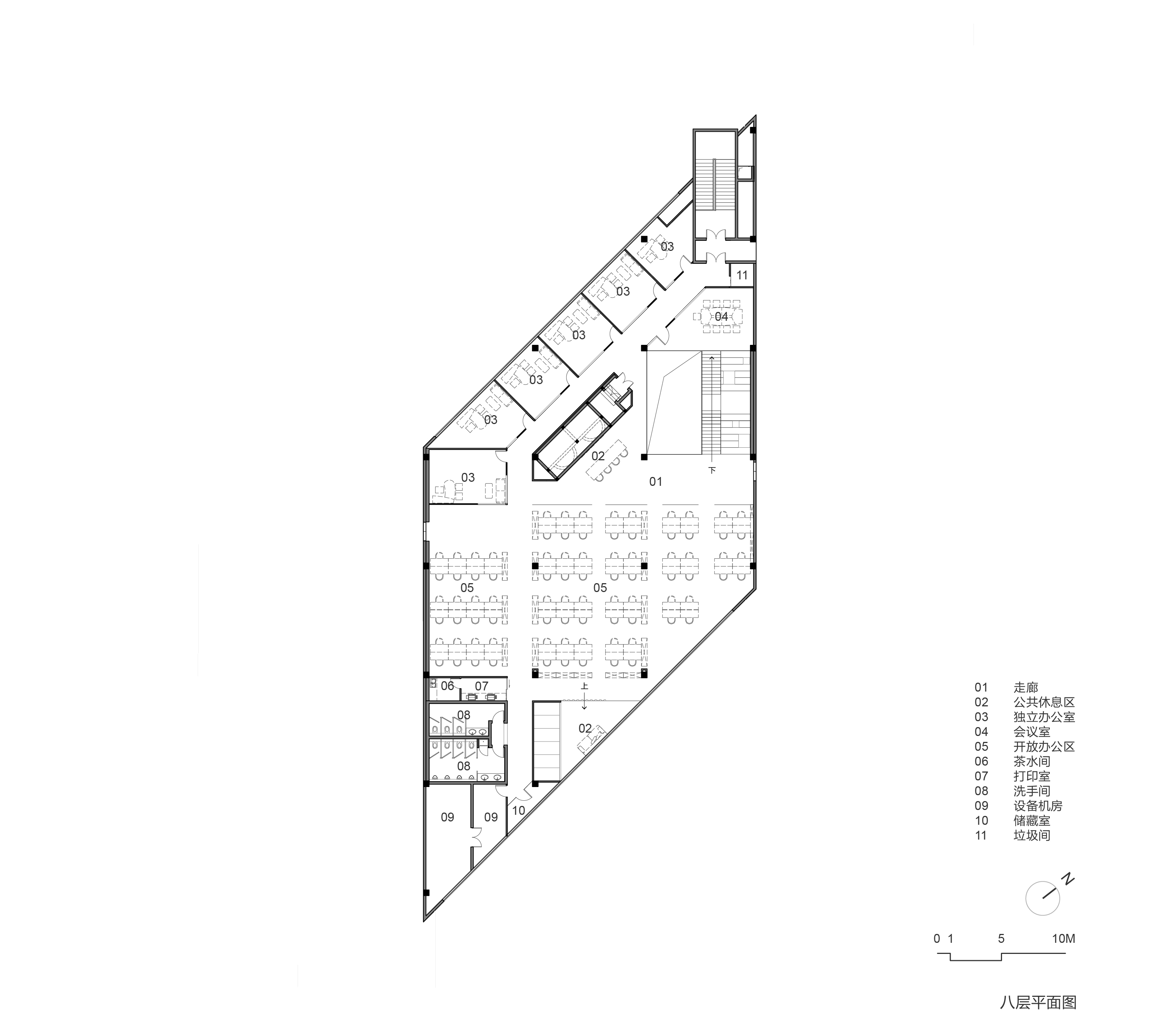 自然而然：老建筑里的办公空间再生 / CPLUS希加建筑 -17
