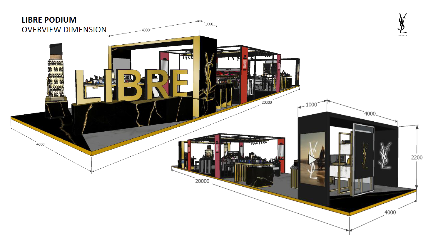YSL LIBRE Podium - Pondok Indah Mall-15