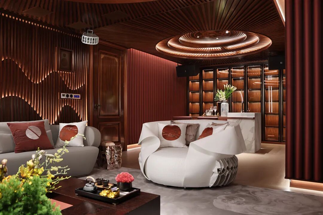 木隐当代|以木纹肌理重构东方栖居的美学-7