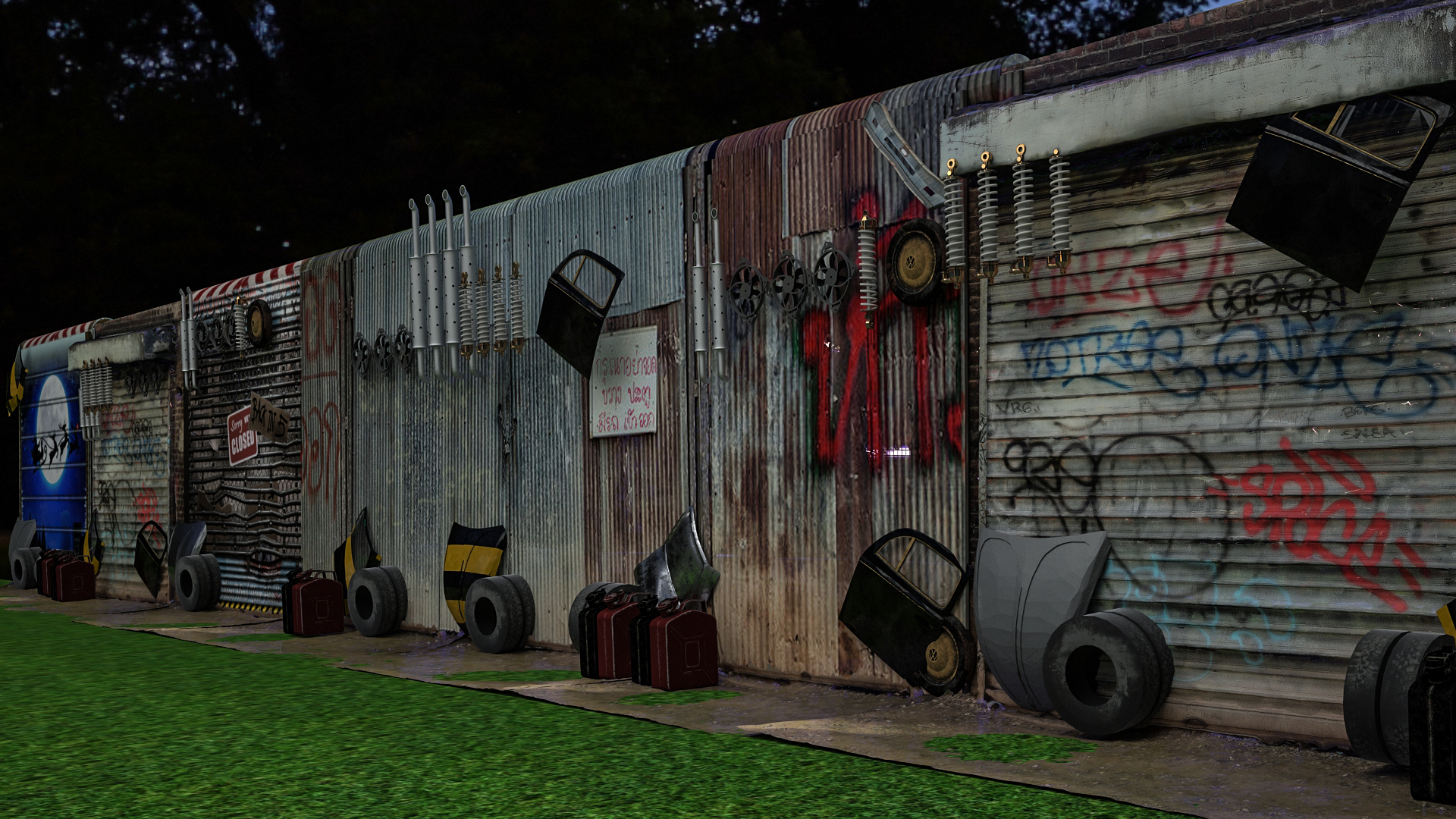 ZED Park - GoKarting Area - Branding-10