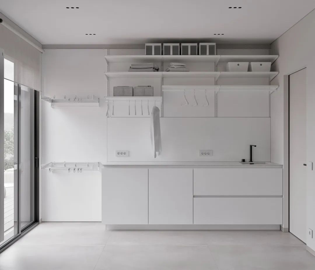 巴塞罗那现代轻法式住宅丨西班牙巴塞罗那丨Alex Tolkachev-90