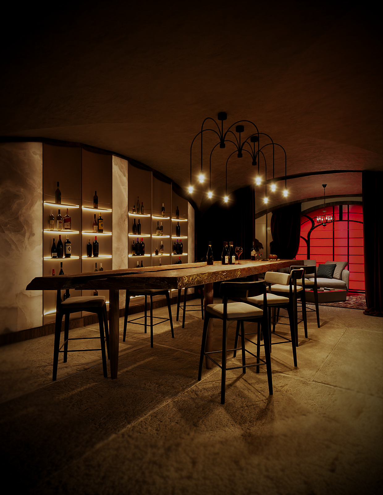 Vigna Vita 葡萄酒俱乐部空间设计项目-2
