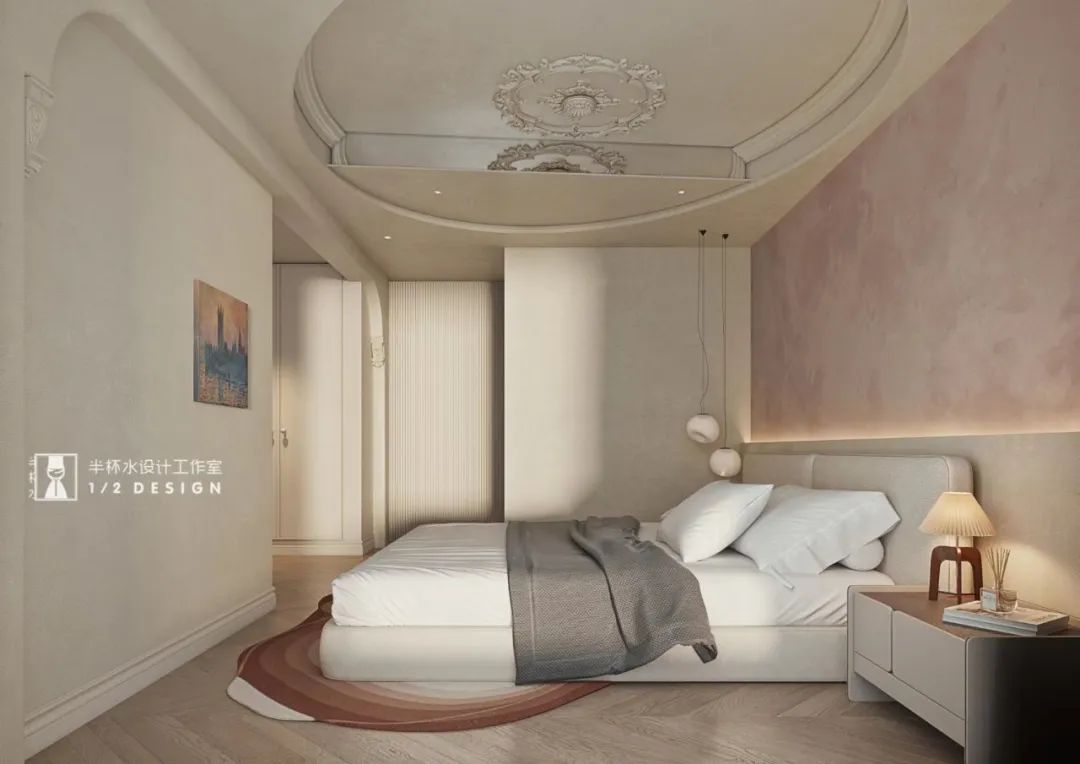 溪上旦山府 · 法式中古风的浪漫演绎丨半杯水设计工作室-22