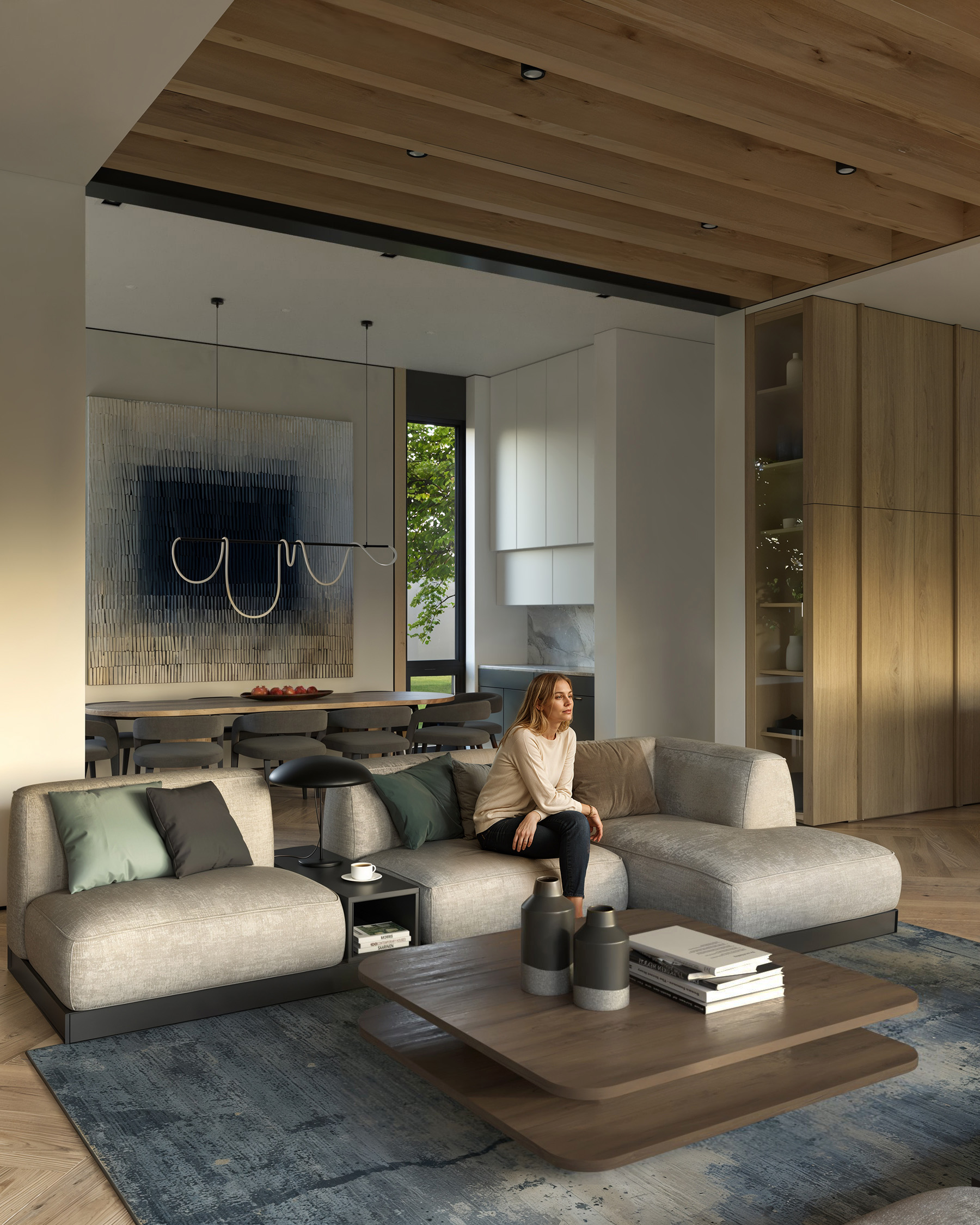 河润住宅(注:Riverrun直接音译可作里弗伦,但结合常见取名逻辑意译为河润更符合整体语境,Residence常见意思为住宅 ) 丨United StatesBoston-5