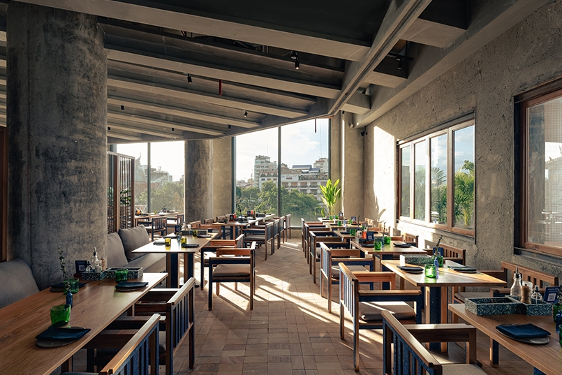 柬埔寨 Pizza 4P 零浪费比萨店丨Red Design-3