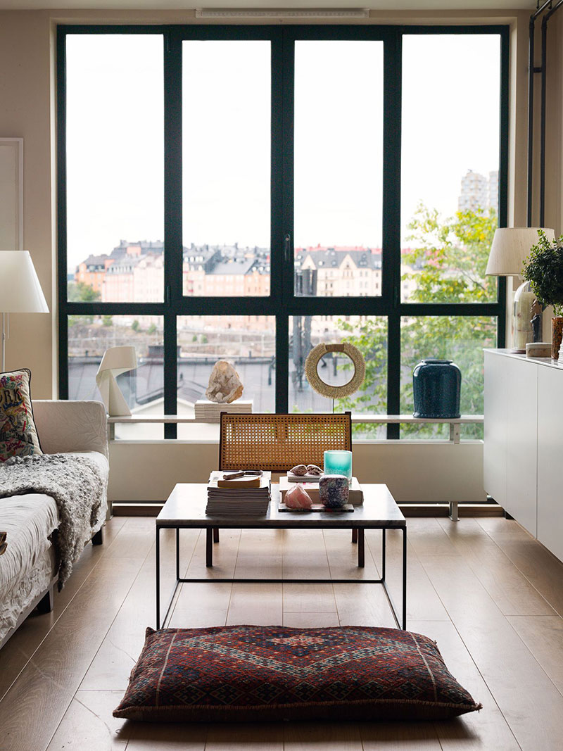 斯德哥尔摩工业风公寓的温馨乡村设计-5