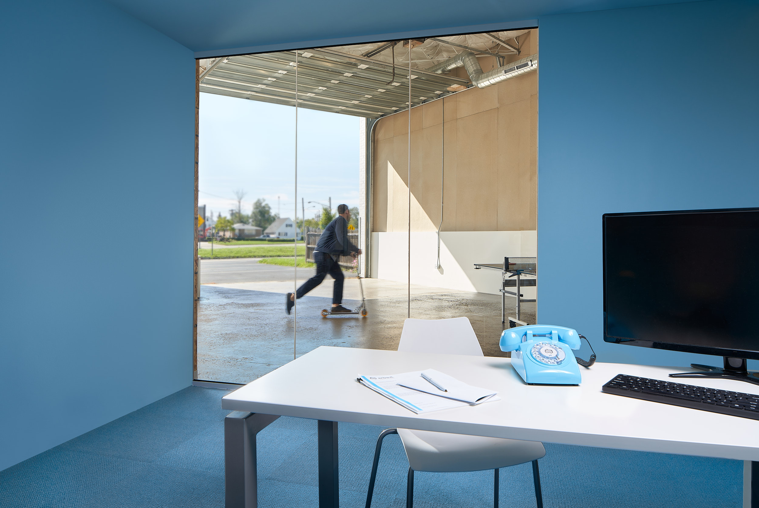 OSB 盒子的创意运用——软件公司办公室设计-1