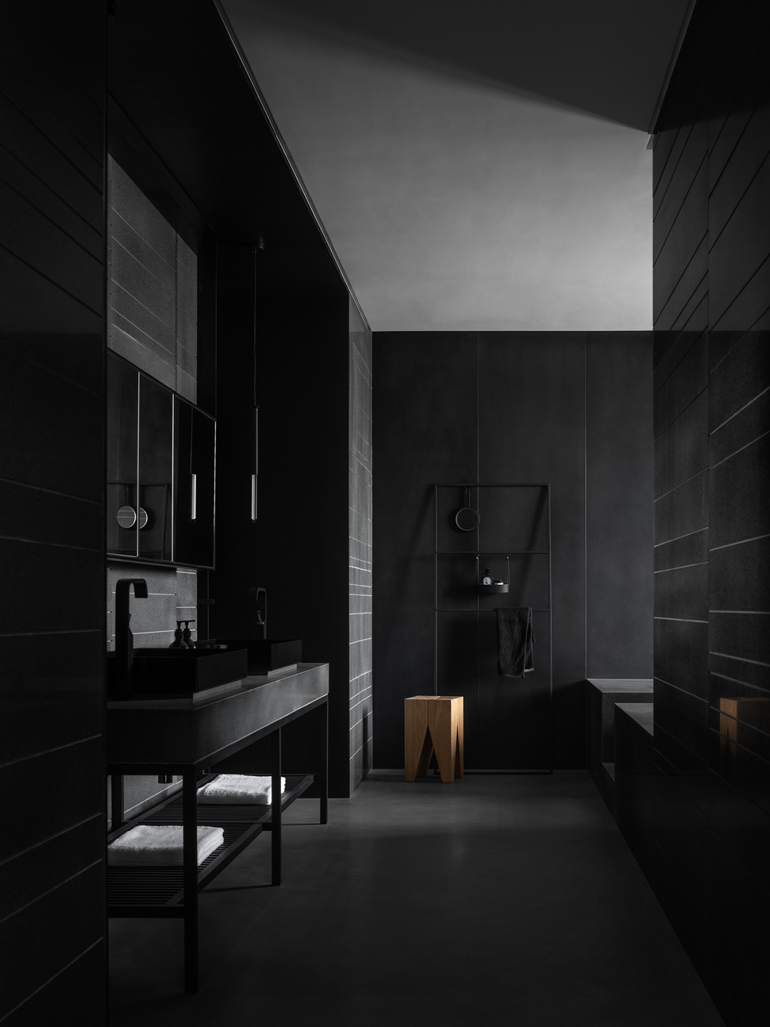 暗黑系餐厅，就是如此酷炫高级！——南京龍·铁板烧餐厅 | 壹舍方磊新作-114