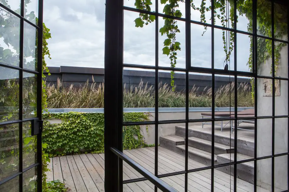 芝加哥工业风复古阁楼设计-15