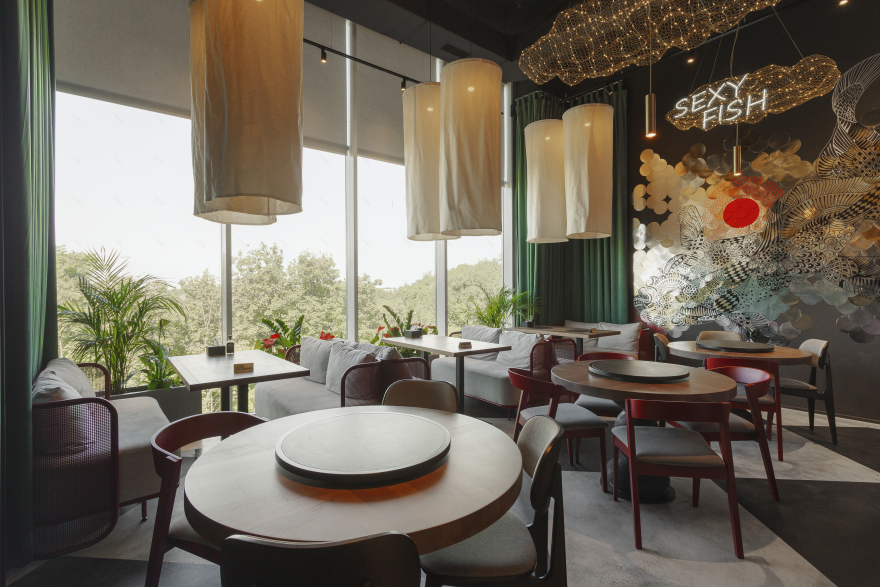 CHIN CHIN 12 & SEXY FISH 餐厅设计丨乌克兰敖德萨-10