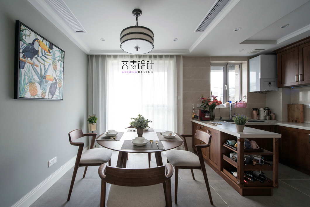 杭州紫金府 135㎡北欧混搭美式设计,温馨舒适梦想之家-25