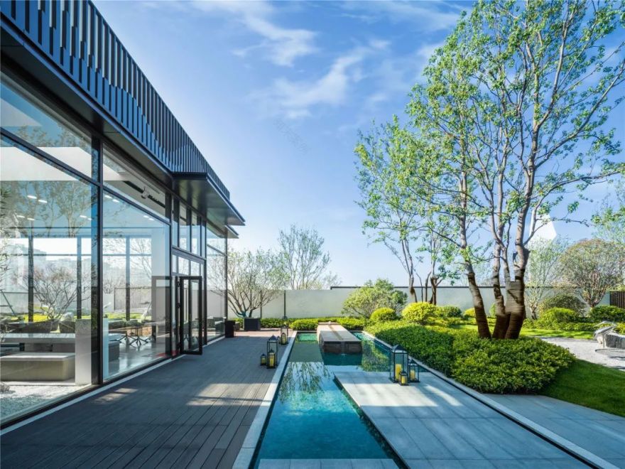 青岛天一仁和·宸璟鹭洲展示区景观-8