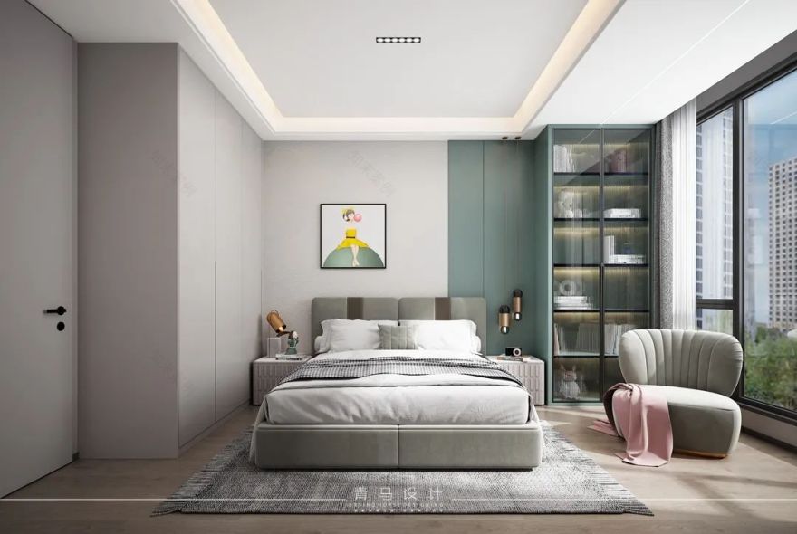 《塔子山壹号》中叠别墅现代沉稳设计丨青马别墅空间设计-58