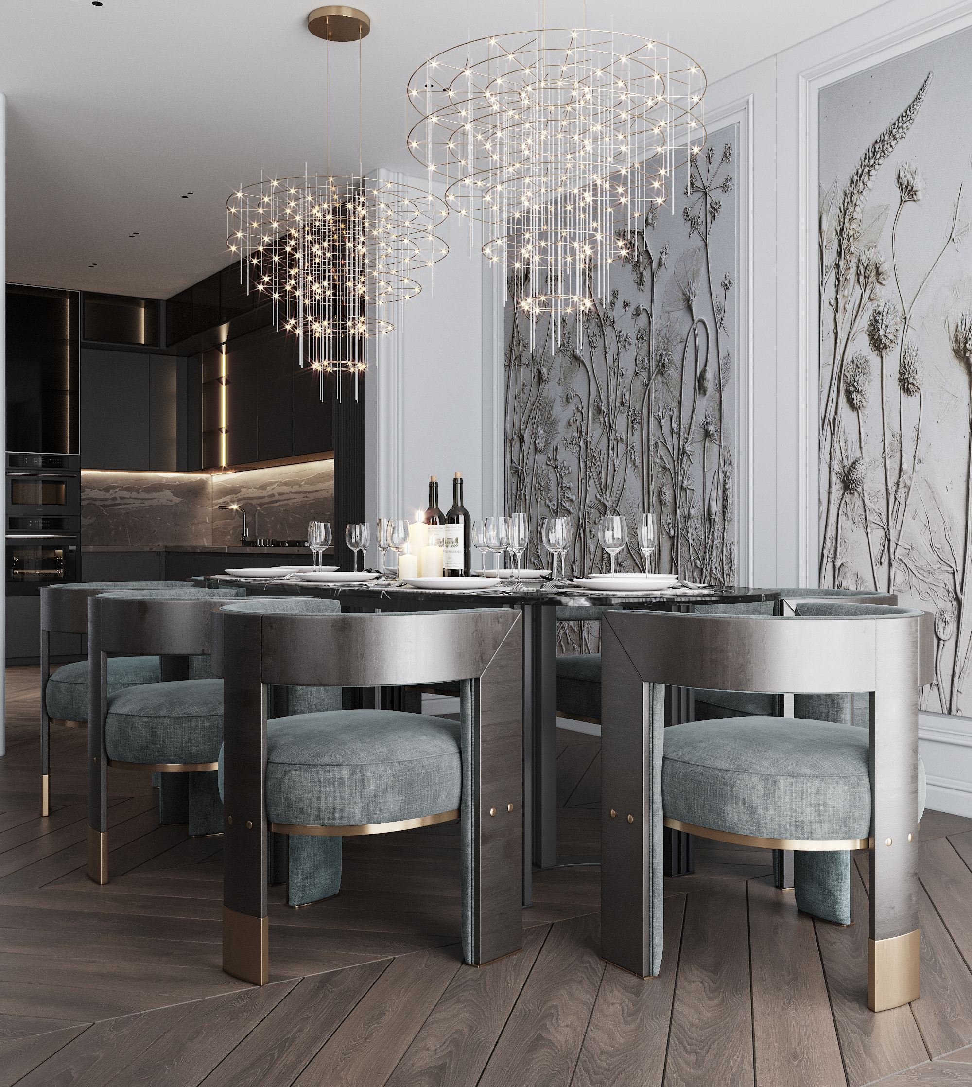 Emaar Square Living Room-4