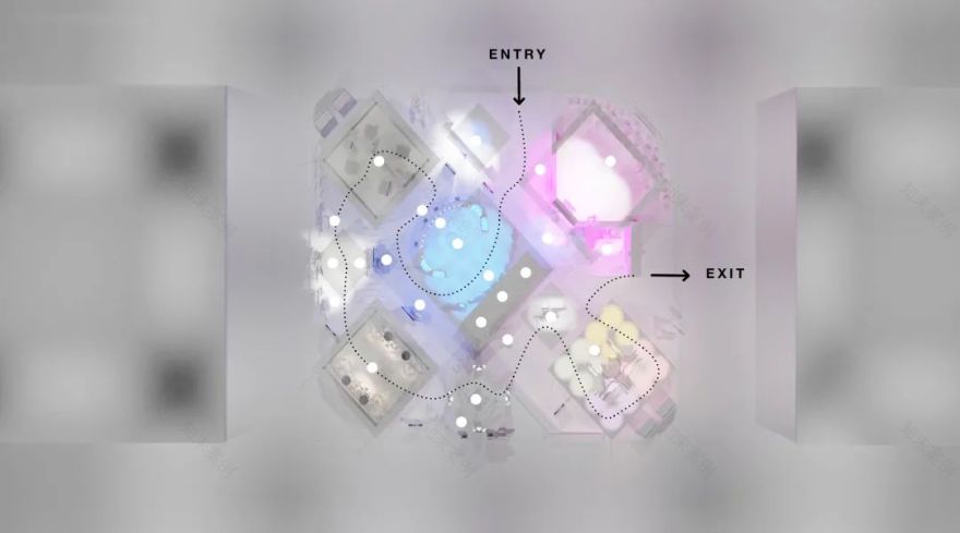 欧莱雅 CIIE 2020 展位设计 | 悬浮盒子展现多样品牌-12