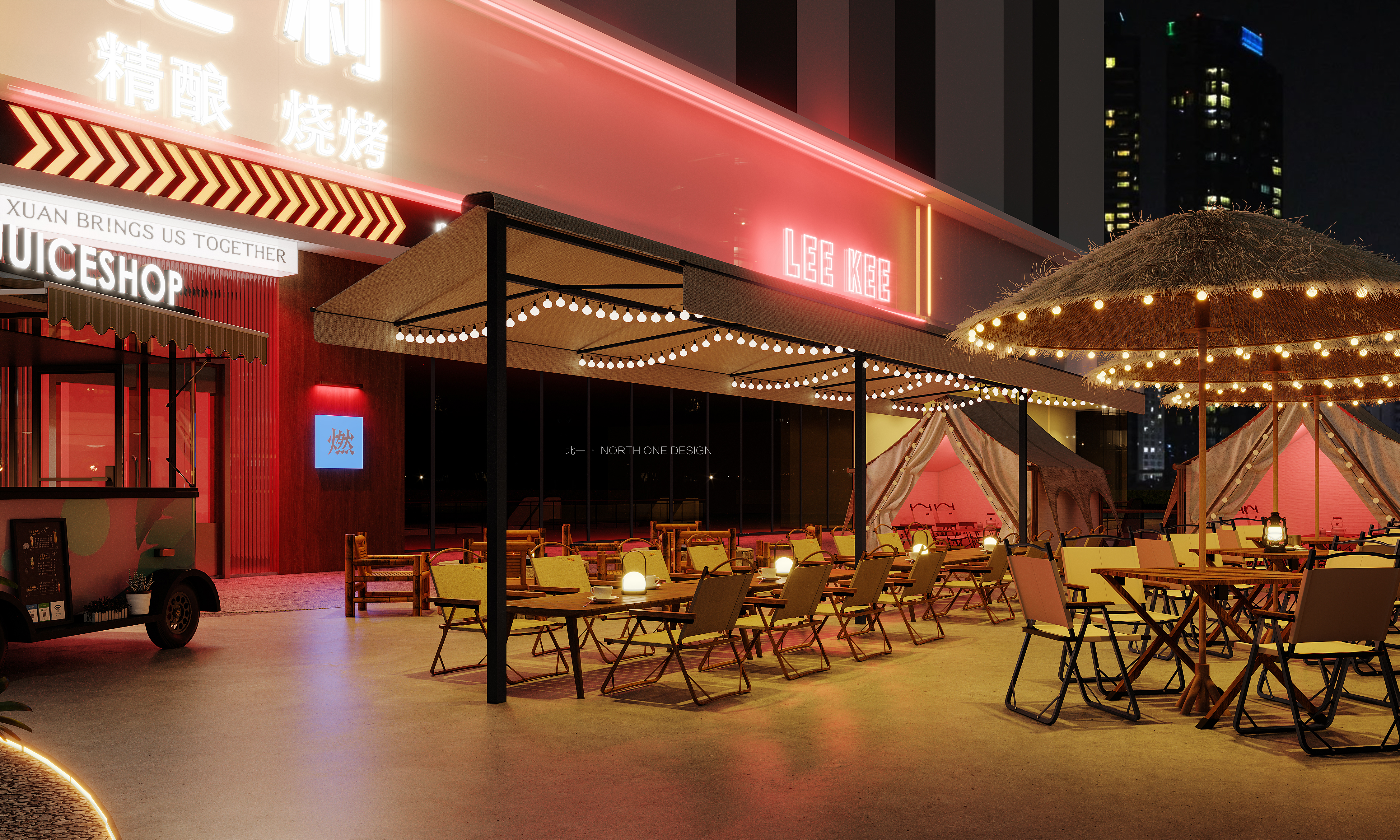 北一设计 |  黄石武商广场流浪黄石工装设计项目.-6