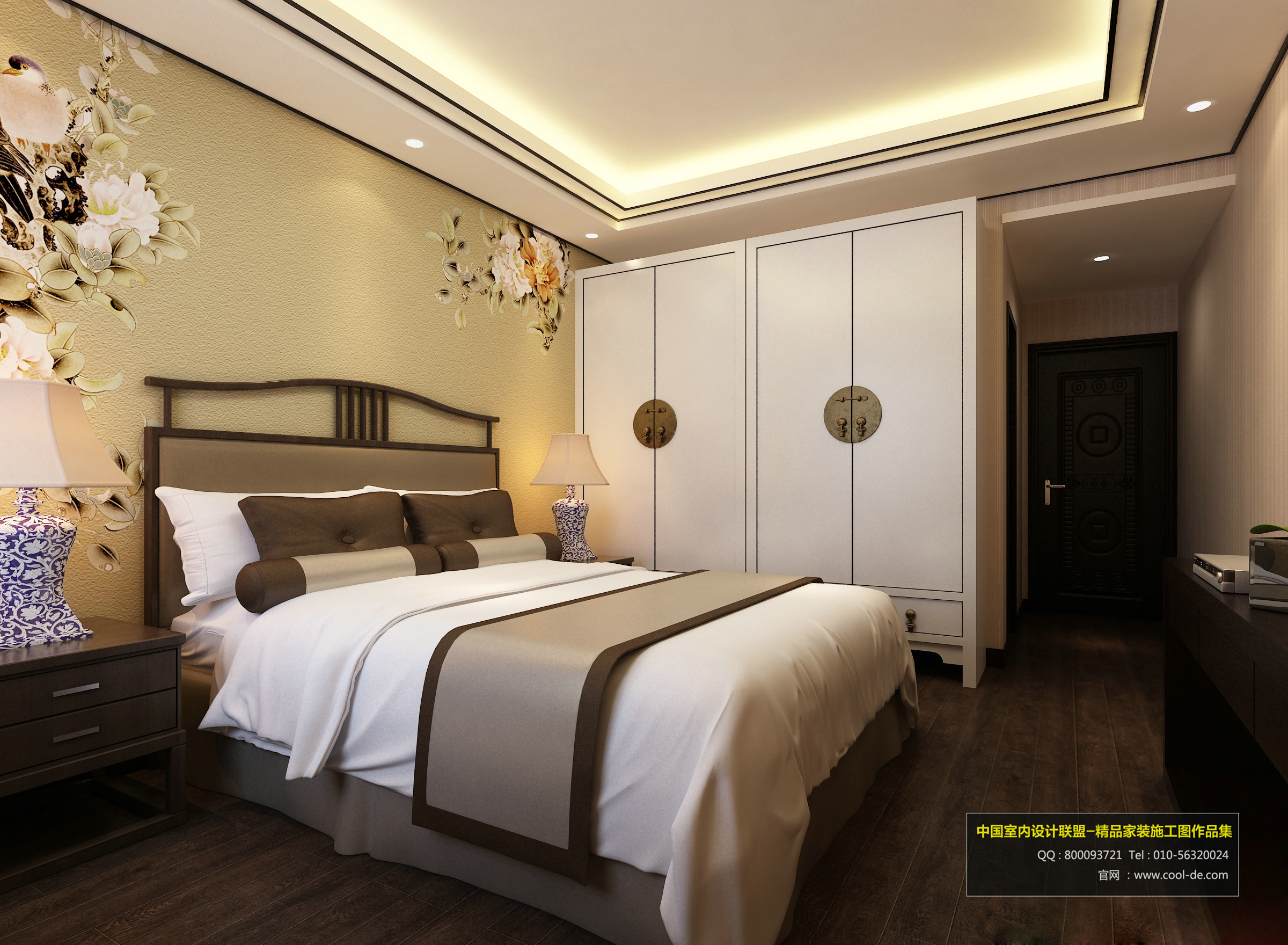 刘耀成 《牡丹诗》  河南洛阳130平米中式设计-2