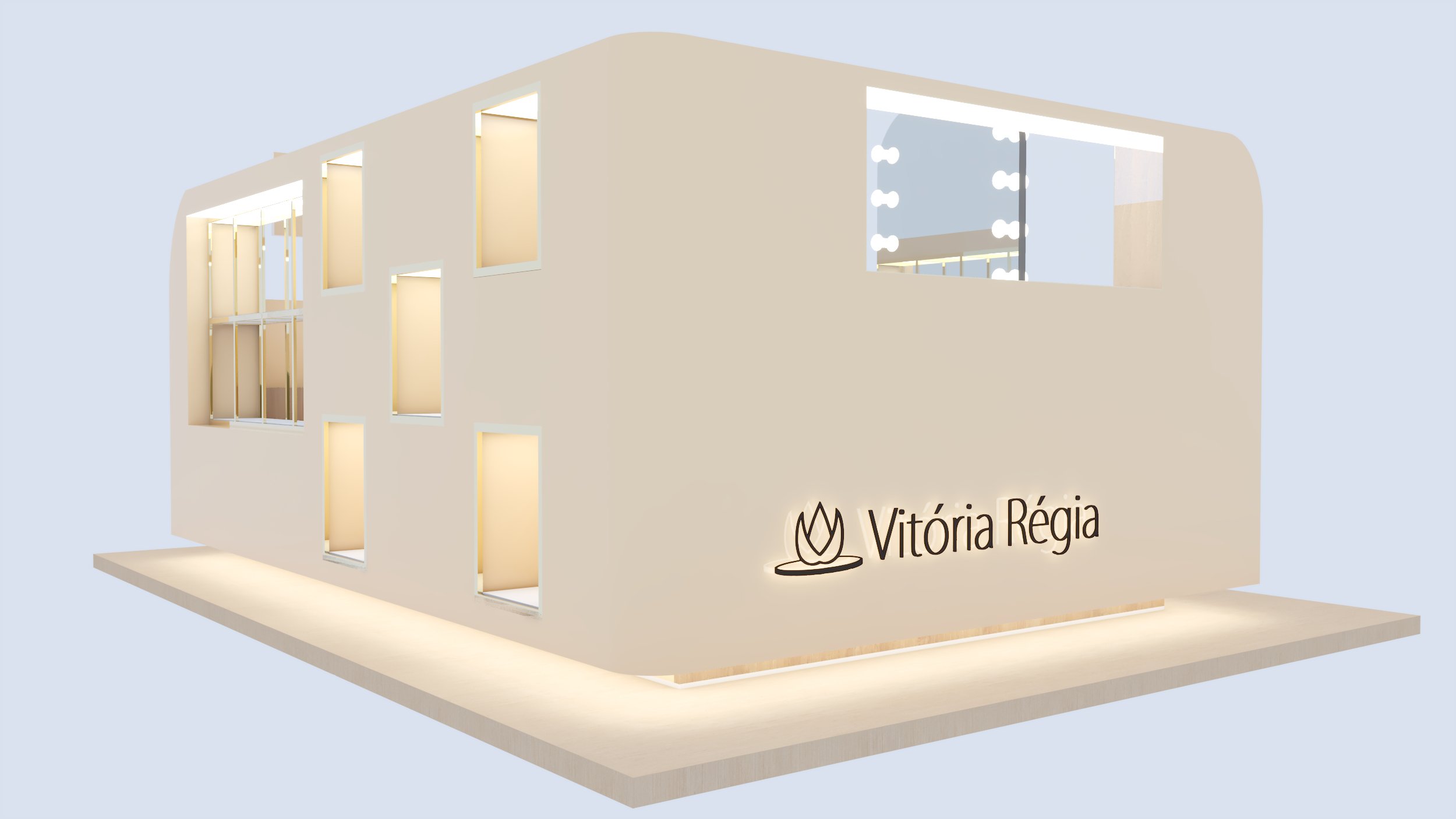 Stand de Shopping - Vitoria regia-4