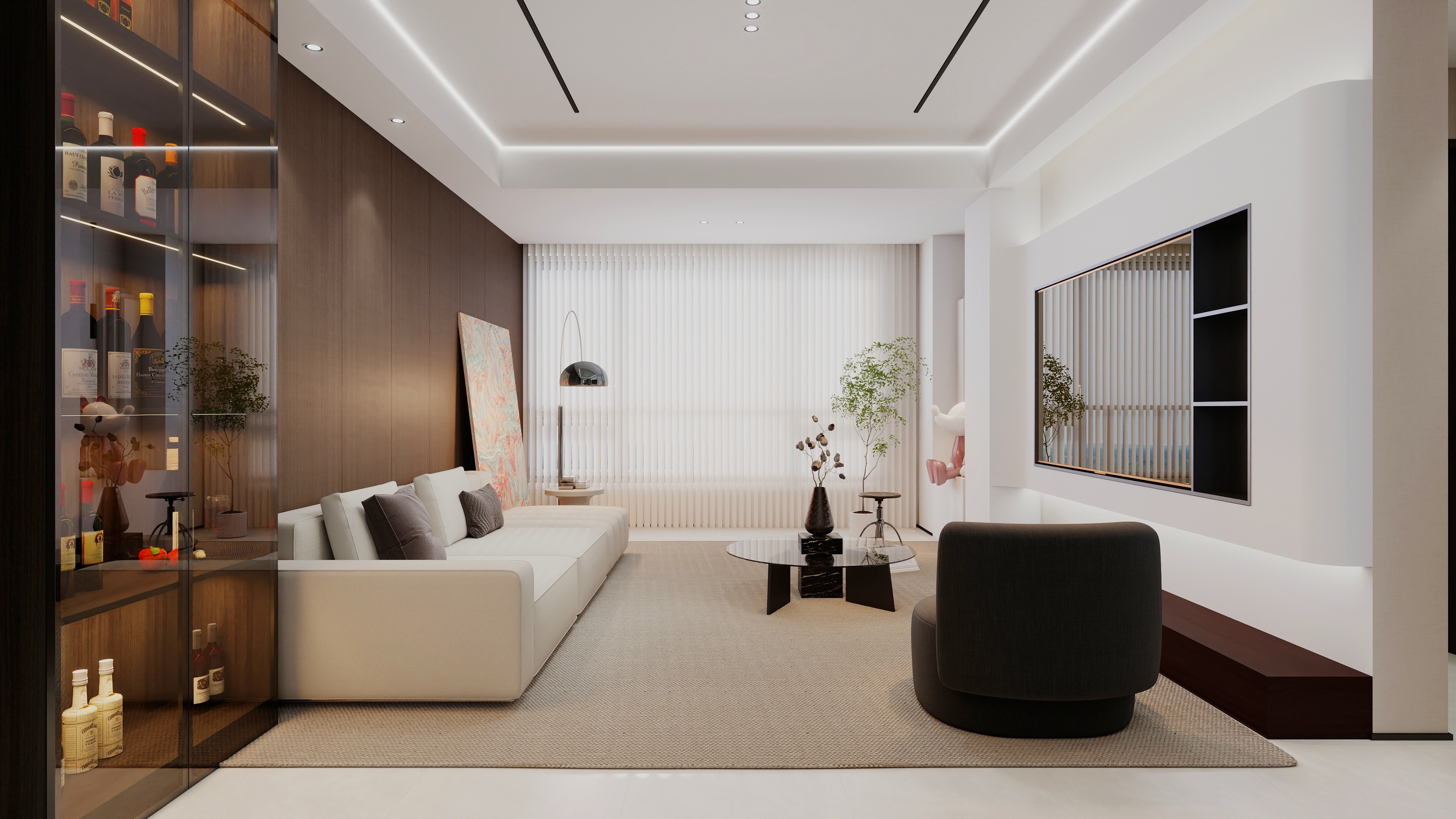 焦作合兴鑫悦府145平意式极简四房改三房-8