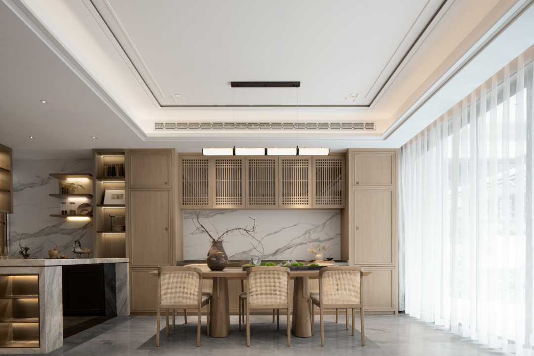 长沙建发松雅院下叠样板间丨中国长沙丨元禾大千(软装),深圳盘石设计有限公司(硬装)-9