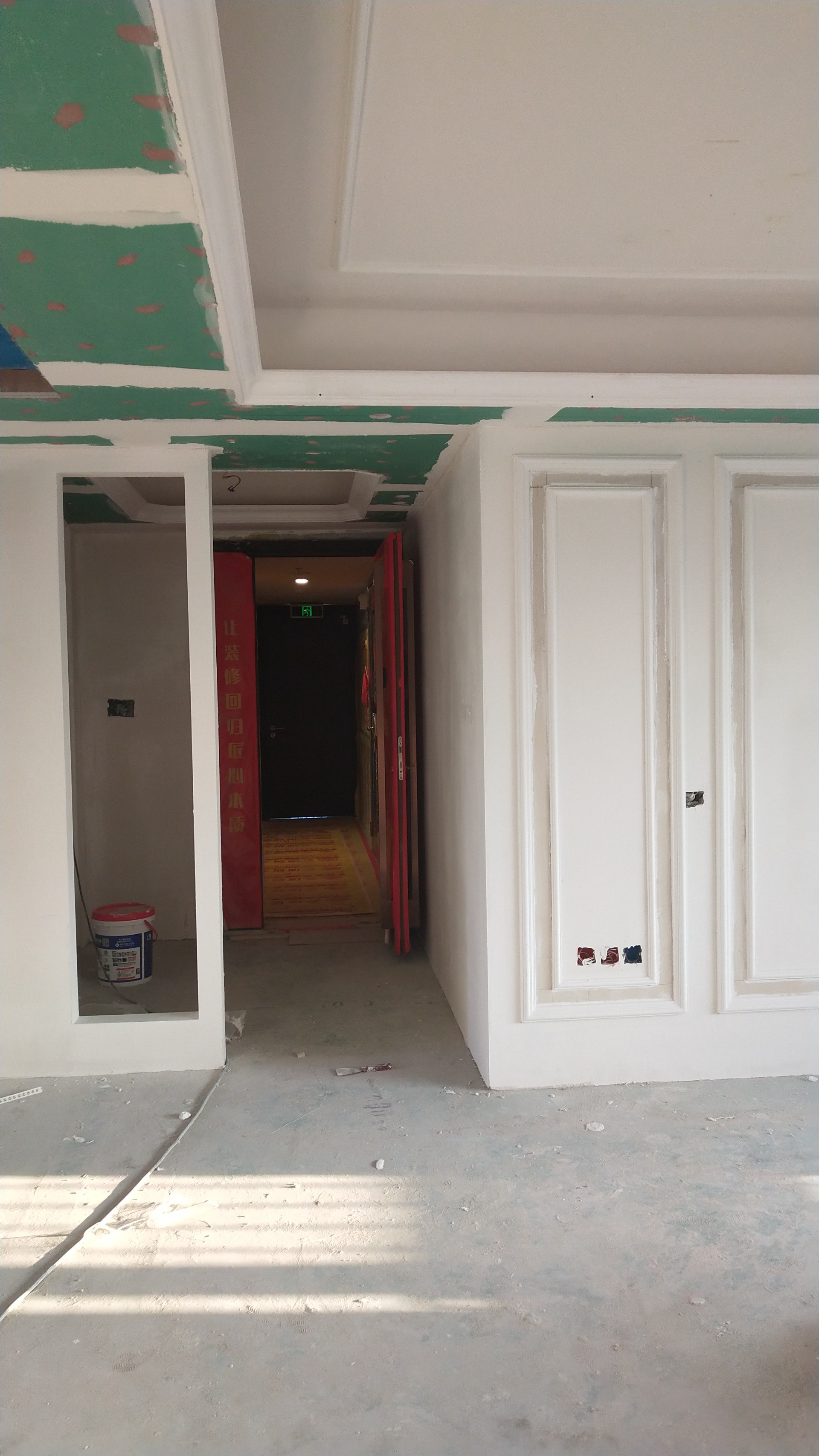 180㎡美式温馨杏粉空间-10