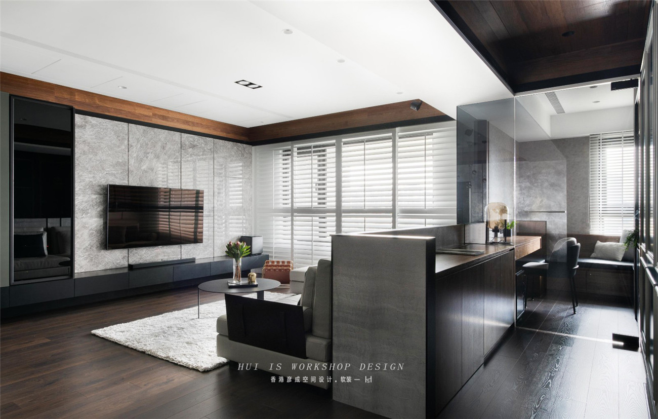 五口之家的三房改四房，明亮后现代风格书房成亮点-11