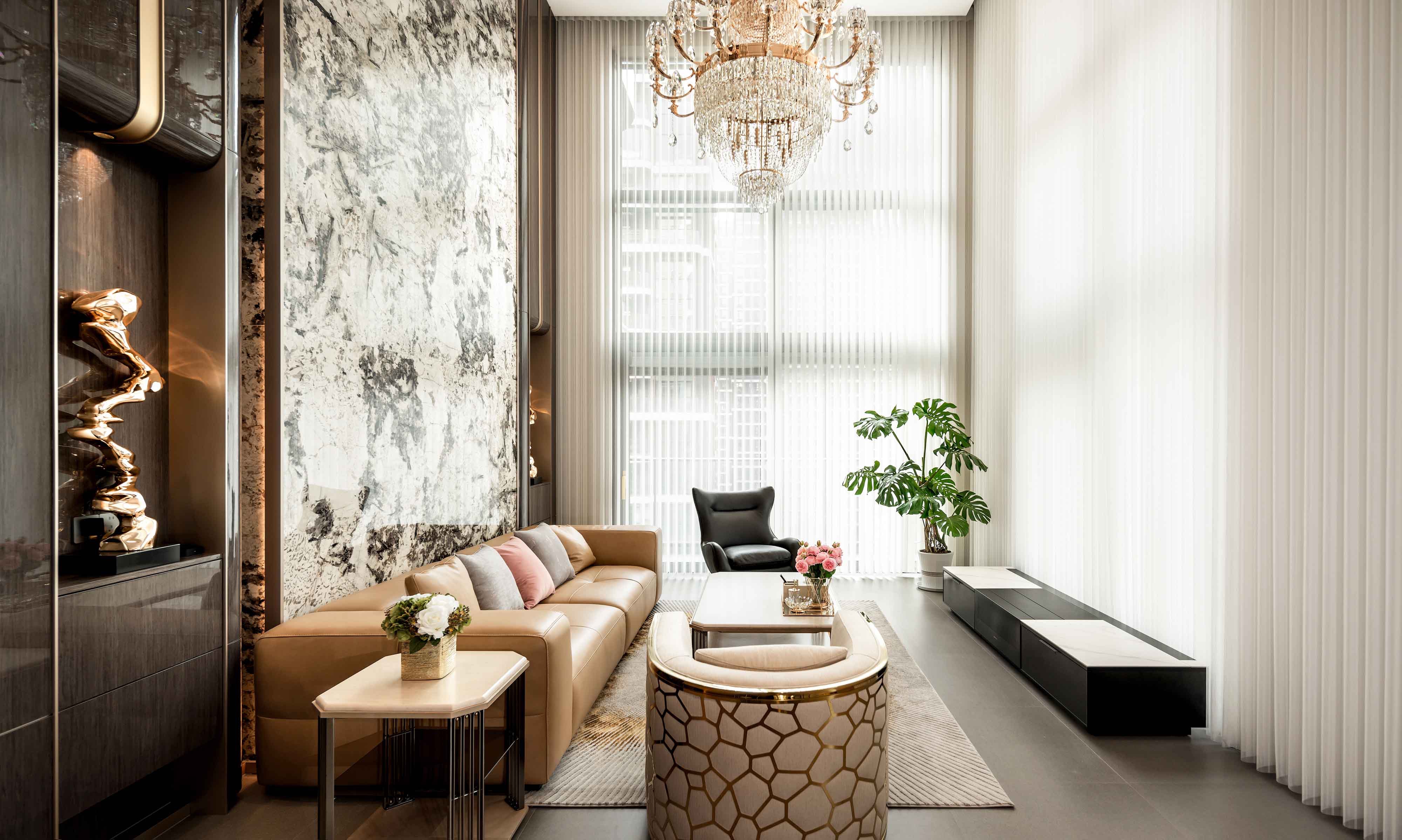 常州 225m²墅境大平层,都市雅奢之所丨中国常州丨星艺装饰全案设计中心-7