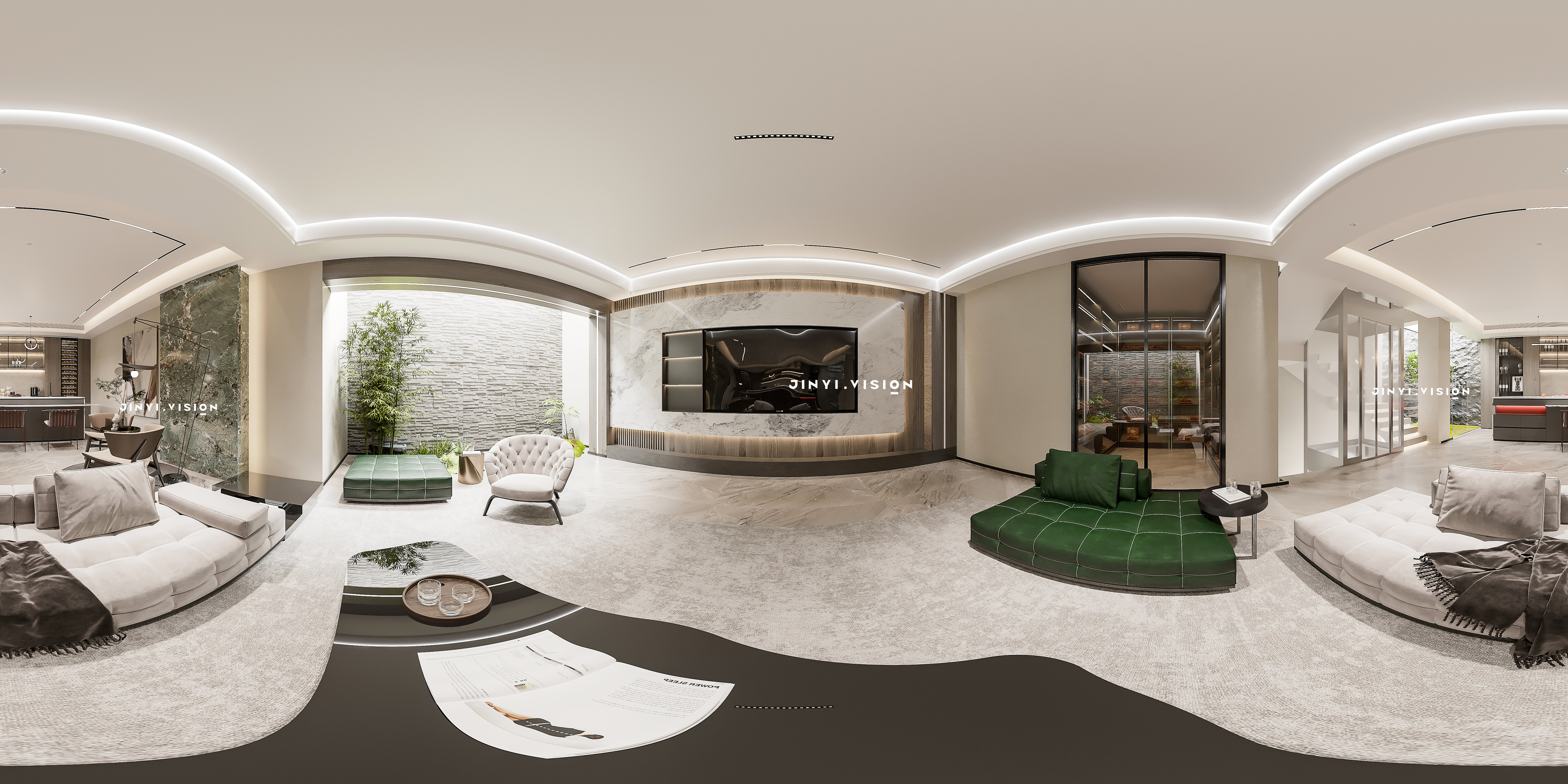 香湖丹堤｜现代别墅-2