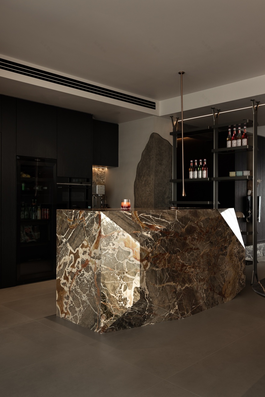 流动的暗夜之光,300平大平层丨中国无锡丨赛维雅空间设计事务所-14